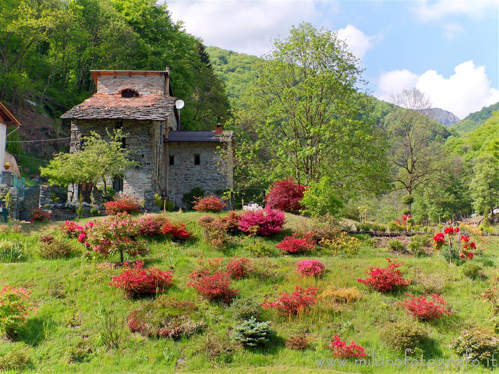 Montesinaro fraction of Piedicavallo (Biella, Italy) - House at the borders of the village